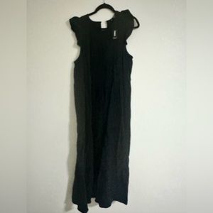 Express XL Maxi Black Linen dress